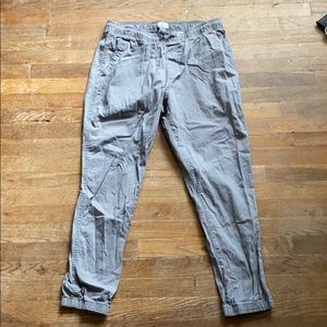 Gray joggers